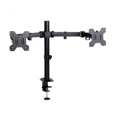Suporte de Mesa Articulado para 2 Monitores de 13" a 32" Vinik, Ajustes de rotação e inclinação, VESA, Preto - SM341C Suporte de Mesa Articulado para 2 Monitores de 13" a 32" Vinik, Ajustes de rotação e inclinação, VESA, Preto - SM341C