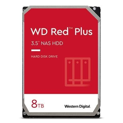 HD WD Red Plus, 8TB, 3.5", SATA - WD80EFPX