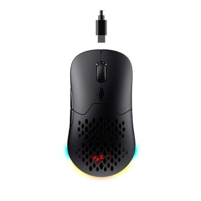 Mouse Gamer Sem Fio Havit MS963WB, RGB, 8000 DPI, 7 Botões, Bluetooth e 2.4G, Preto Mouse Gamer Sem Fio Havit MS963WB, RGB, 8000 DPI, 7 Botões, Bluetooth e 2.4G, Preto