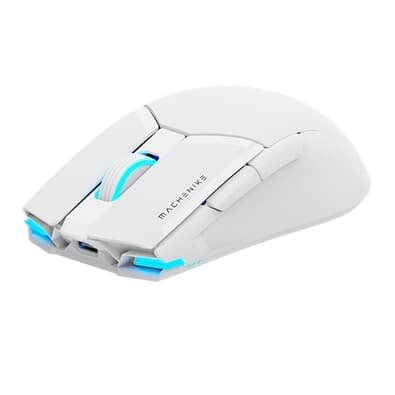 Mouse Gamer Sem Fio Machenike M7 Pro, RGB, 26000 DPI, 6 Botões, Wireless, Branco - M720BBR Mouse Gamer Sem Fio Machenike M7 Pro, RGB, 26000 DPI, 6 Botões, Wireless, Branco - M720BBR