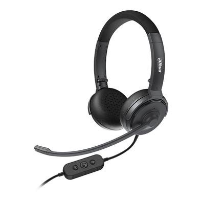 Headset Dahua, Controles de Áudio Integrado e Microfone, USB, Preto - VCS-ER200 Headset Dahua, Controles de Áudio Integrado e Microfone, USB, Preto - VCS-ER200