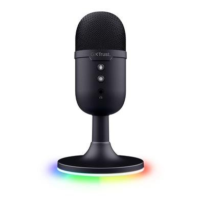 Microfone Gamer GXTrust 234 Yunix RGB, USB Compacto, Filtro Pop e Mudo, Preto - 25372 Microfone Gamer GXTrust 234 Yunix RGB, USB Compacto, Filtro Pop e Mudo, Preto - 25372