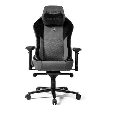 Cadeira Gamer Elements Lunari Fearless, Até 140kg, Reclinável, Com Almofada, Cilindro de Gás, Classe 4, Cinza Cadeira Gamer Elements Lunari Fearless, Até 140kg, Reclinável, Com Almofada, Cilindro de Gás, Classe 4, Cinza
