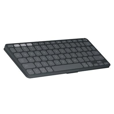 Teclado Sem Fio Logitech Keys-To-Go 2, Bluetooth, para Tablets, iPad, macOs, Windows, Capa Integrada, Grafite - 920-012867