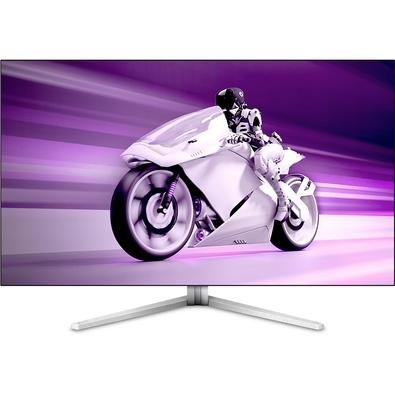 Monitor Gamer Philips Evnia OLED 42", 4K, 138Hz, 0.1ms, HDR, USB-C, Som Integrado, Branco - 42M2N8900