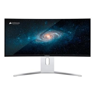 Monitor Gamer Curvo Corsair Xeneon QD-OLED 34", WQHD, 240Hz, 0.03ms, FreeSync Premium, G-Sync Comp., HDR 400, USB-C, Altura Ajustável - CM-9030005-NA