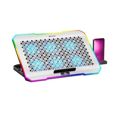 Base Para Notebook 15,6" Gamer C3Tech, LED RGB, Prata - NBC-550SI Base Para Notebook 15,6" Gamer C3Tech, LED RGB, Prata - NBC-550SI