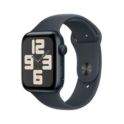 Apple Watch SE GPS, Caixa Meia-Noite de Alumínio de 44 mm, Pulseira Esportiva Meia-Noite, Tamanho M/G - MXEK3BE/A Apple Watch SE GPS, Caixa Meia-Noite de Alumínio de 44 mm, Pulseira Esportiva Meia-Noite, Tamanho M/G - MXEK3BE/A
