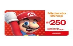 Gift Card Nintendo eShop R$250 - Cartão Presente Digital Gift Card Nintendo eShop R$250 - Cartão Presente Digital