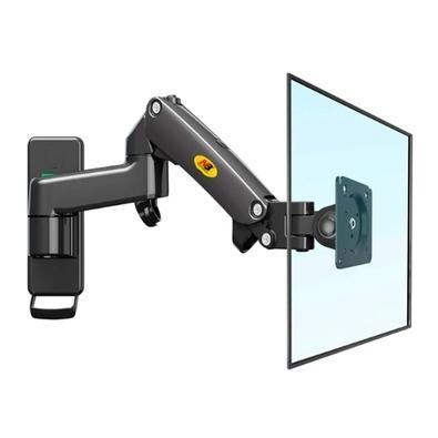 Suporte de Parede Articulado para Monitor de 17" a 35" North Bayou, Ajustes com Pistão a Gás, Preto - F150 NB Suporte de Parede Articulado para Monitor de 17" a 35" North Bayou, Ajustes com Pistão a Gás, Preto - F150 NB