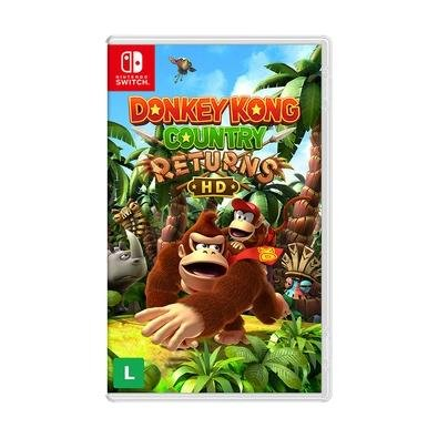 Jogo Donkey Kong Country Returns HD, Nintendo Switch - NT000019NSW Jogo Donkey Kong Country Returns HD, Nintendo Switch - NT000019NSW
