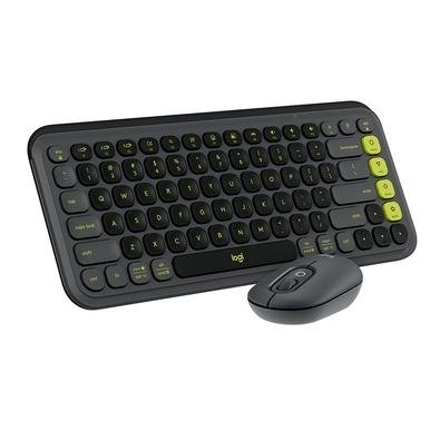 Kit Teclado e Mouse Sem Fio Logitech POP Icon com Teclas e Botões Personalizáveis, Silencioso, Bluetooth, Grafite - 920-013056 Kit Teclado e Mouse Sem Fio Logitech POP Icon com Teclas e Botões Personalizáveis, Silencioso, Bluetooth, Grafite - 920-013056