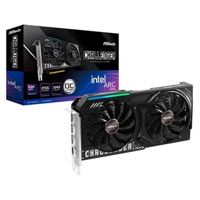 Placa de Vídeo ASRock Intel Arc B580 Challenger 12G OC, 12GB, GDDR6, 2740MHz - 90-GA5LZZ-00UANF Placa de Vídeo ASRock Intel Arc B580 Challenger 12G OC, 12GB, GDDR6, 2740MHz - 90-GA5LZZ-00UANF