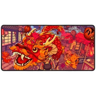 Mousepad Gamer Redragon Festival Do Dragão Flick Xl, 900x400x4mm, Edição Especial - P032FD Mousepad Gamer Redragon Festival Do Dragão Flick Xl, 900x400x4mm, Edição Especial - P032FD