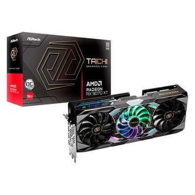 Placa de Vídeo ASRock RX 9070 XT Taichi OC AMD Radeon, ARGB, 16GB, GDDR6, 3100MHz, FidelityFX, RDNA - 90-GA5HZZ-00UANF Placa de Vídeo ASRock RX 9070 XT Taichi OC AMD Radeon, ARGB, 16GB, GDDR6, 3100MHz, FidelityFX, RDNA - 90-GA5HZZ-00UANF