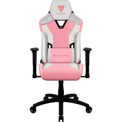 Cadeira Gamer ThunderX3 78322 TC3 Sakura White, Até 120Kg, Encosto Reclinável, Air Tech, Rosa - 78322 Cadeira Gamer ThunderX3 78322 TC3 Sakura White, Até 120Kg, Encosto Reclinável, Air Tech, Rosa - 78322