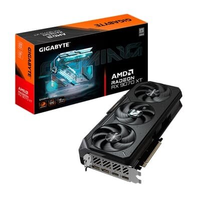 Placa de Vídeo Gigabyte RX 9070 XT GAMING OC 16G AMD Radeon, RGB, 16GB, GDDR6, 256bits, OpenGL 4.6 - GV-R9070XTGAMING OC-16GD Placa de Vídeo Gigabyte RX 9070 XT GAMING OC 16G AMD Radeon, RGB, 16GB, GDDR6, 256bits, OpenGL 4.6 - GV-R9070XTGAMING OC-16GD