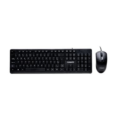 Kit Teclado e Mouse Maxprint CF 1001, USB 2.0, ABNT2, Preto - 60000156 Kit Teclado e Mouse Maxprint CF 1001, USB 2.0, ABNT2, Preto - 60000156