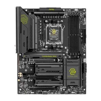 Placa Mãe MSI MAG B850 TOMAHAWK MAX WIFI, AMD, Socket AM5, ATX, DDR5 UDIMM, Wi-Fi 7, Preto - B850TMAHAWKWIFIMAX Placa Mãe MSI MAG B850 TOMAHAWK MAX WIFI, AMD, Socket AM5, ATX, DDR5 UDIMM, Wi-Fi 7, Preto - B850TMAHAWKWIFIMAX