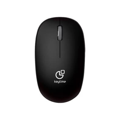 Mouse Keytime Bestteck, USB, 1600DPI, 2.4GHz, Preto - KYT00007