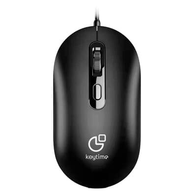 Mouse Keytime Techgear, 2400DPI, USB 2.0, Preto - KYT00004 Mouse Keytime Techgear, 2400DPI, USB 2.0, Preto - KYT00004