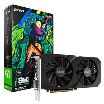 Placa De Vídeo Pcyes Projeto Edge GPU RTX 3050 NVIDIA Geforce, 8GB, GDDR6, 128Bit - PVRTX30508BLPE Placa De Vídeo Pcyes Projeto Edge GPU RTX 3050 NVIDIA Geforce, 8GB, GDDR6, 128Bit - PVRTX30508BLPE