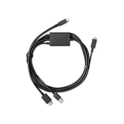 Cabo de Alimentação para Wacom One 12/13T, 3 em 1, 2.0M, Preto - ACK4490602Z Cabo de Alimentação para Wacom One 12/13T, 3 em 1, 2.0M, Preto - ACK4490602Z