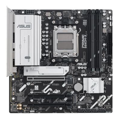 Placa Mãe ASUS PRIME B840M-A, AMD AM5 , m-ATX, DDR5, Preto - PRIME B840M-A Placa Mãe ASUS PRIME B840M-A, AMD AM5 , m-ATX, DDR5, Preto - PRIME B840M-A