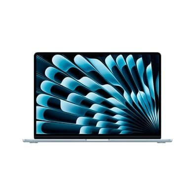 MacBook Air Apple 15" Chip M4, CPU 10 Núcleos, GPU 10 Núcleos, Neural Engine 16 Núcleos, 16GB, SSD 256GB, Azul-céu - MC7A4BZ/A MacBook Air Apple 15" Chip M4, CPU 10 Núcleos, GPU 10 Núcleos, Neural Engine 16 Núcleos, 16GB, SSD 256GB, Azul-céu - MC7A4BZ/A