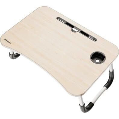 Mesa Dobrável de Colo Para Notebook Fortrek Lapdesk, Madeira - 84987 Mesa Dobrável de Colo Para Notebook Fortrek Lapdesk, Madeira - 84987