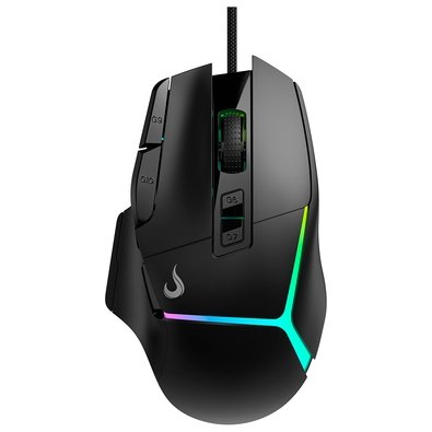 Mouse Gamer Rise Mode Laser Pro Black RGB, 16000 DPI, 10 Botões, Preto - RM-MG-LP-B Mouse Gamer Rise Mode Laser Pro Black RGB, 16000 DPI, 10 Botões, Preto - RM-MG-LP-B
