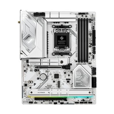 Placa-Mãe ASRock B850 Steel Legend WiFi, Ryzen B850, ATX, DDR5 - 90-MXBQS0-A0UAYZ Placa-Mãe ASRock B850 Steel Legend WiFi, Ryzen B850, ATX, DDR5 - 90-MXBQS0-A0UAYZ