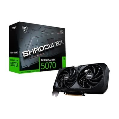Placa de Vídeo MSI RTX 5070 12G Shadow 2x OC Nvdia Geforce, 12GB, GDDR7, OpenGL 4.6, G-SYNC - G5070-12S2C Placa de Vídeo MSI RTX 5070 12G Shadow 2x OC Nvdia Geforce, 12GB, GDDR7, OpenGL 4.6, G-SYNC - G5070-12S2C