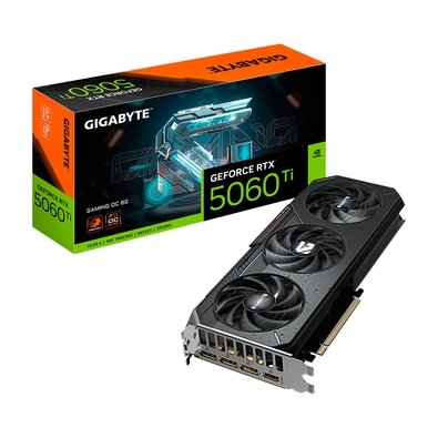 Placa de Vídeo RTX 5060 Ti GAMING OC 8G Gigabyte NVIDIA GeForce, 8GB GDDR7, 128bits, DLSS, Ray Tracing - GV-N506TGAMING OC-8GD Placa de Vídeo RTX 5060 Ti GAMING OC 8G Gigabyte NVIDIA GeForce, 8GB GDDR7, 128bits, DLSS, Ray Tracing - GV-N506TGAMING OC-8GD
