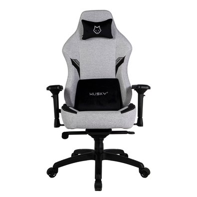 Cadeira Gamer Husky Saucer, Até 150Kg, Braço 4D, Almofadas de Apoio, Massageador de Lombar, Reclinável 135º, Tecido, Cinza - HCG800CZT Cadeira Gamer Husky Saucer, Até 150Kg, Braço 4D, Almofadas de Apoio, Massageador de Lombar, Reclinável 135º, Tecido, Cinza - HCG800CZT