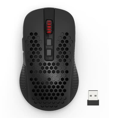 Mouse Sem Fio Gamer Redragon Hana M694 RGB, 7200 DPI, Ambidestro, 1000Hz, USB Tipo-C, Preto - M694-RGB Mouse Sem Fio Gamer Redragon Hana M694 RGB, 7200 DPI, Ambidestro, 1000Hz, USB Tipo-C, Preto - M694-RGB