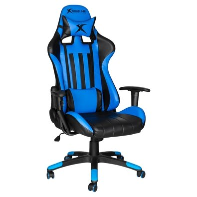 Cadeira Gamer Xtrike Me GC-905, Até 120kg, Reclinável, com Almofadas, Cilindro de Gás Classe 2, Azul - GC-905 Cadeira Gamer Xtrike Me GC-905, Até 120kg, Reclinável, com Almofadas, Cilindro de Gás Classe 2, Azul - GC-905