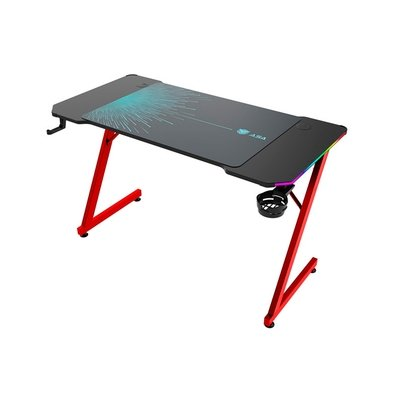 Mesa Gamer RGB Marvo DE-11, Preto, RGB, Suporte para Headset e Porta Copos - DE-11 Mesa Gamer RGB Marvo DE-11, Preto, RGB, Suporte para Headset e Porta Copos - DE-11
