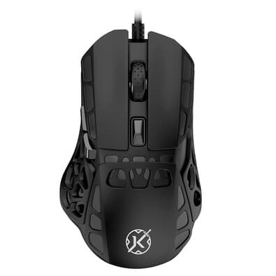 Mouse Gamer Kalkan Draugr, RGB, 12400 DPI, PAW3327, Preto - KLK00009 Mouse Gamer Kalkan Draugr, RGB, 12400 DPI, PAW3327, Preto - KLK00009
