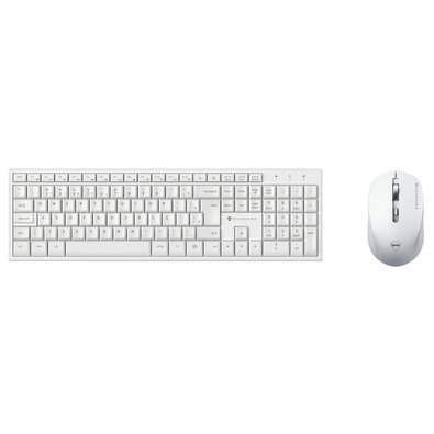 Kit Office Sem Fio Machenike Teclado K120, Mouse M610, 1600 DPI, 5 Botões, Branco - JJ02GM00J Kit Office Sem Fio Machenike Teclado K120, Mouse M610, 1600 DPI, 5 Botões, Branco - JJ02GM00J