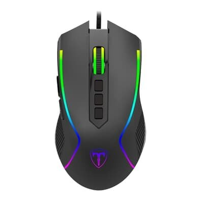 Mouse Gamer T-Dagger Darkangel, RGB, 4000 DPI, USB, Preto - T-TGM209 V2 Mouse Gamer T-Dagger Darkangel, RGB, 4000 DPI, USB, Preto - T-TGM209 V2
