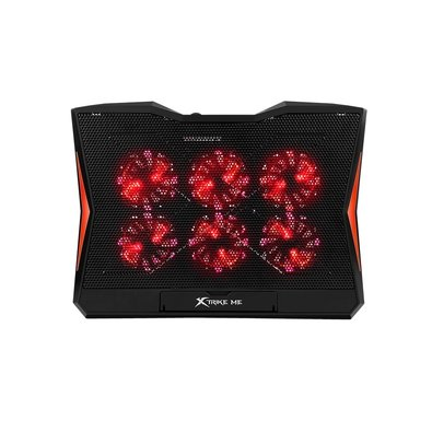 Base com Cooler para Notebook Xtrike Me, com 6 Fans com Ajuste de Velocidade, até 17"", 2x USB, LED ajustável, Preto - FN-811 Base com Cooler para Notebook Xtrike Me, com 6 Fans com Ajuste de Velocidade, até 17"", 2x USB, LED ajustável, Preto - FN-811