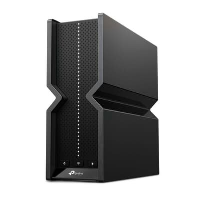 Roteador TP-Link Tri-band Be9300, Wi-fi 7, 5 Portas de 2.5G Easymesh, Preto - Archer BE550(US)
