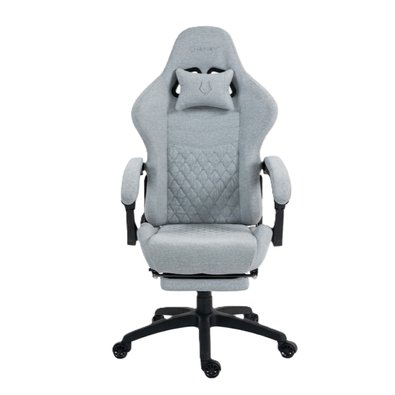Cadeira Gamer Husky Tempest 700, Até 145kg, Almofadas, Reclinável 150º, Tecido, Descanso para Pés, Cinza - HCG700CZT Cadeira Gamer Husky Tempest 700, Até 145kg, Almofadas, Reclinável 150º, Tecido, Descanso para Pés, Cinza - HCG700CZT