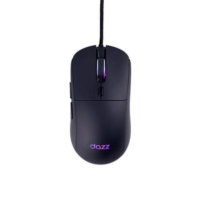 Mouse Gamer DAZZ GMO3000, RGB. 12800 DPI Instant-A825C, 6 Botões, 1000HZ, Preto - 62000181 Mouse Gamer DAZZ GMO3000, RGB. 12800 DPI Instant-A825C, 6 Botões, 1000HZ, Preto - 62000181