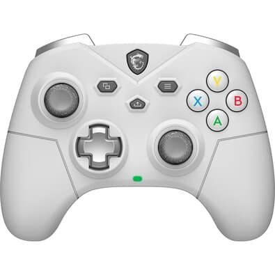Controle Gamer Sem Fio MSI Force GC300 Wireless White, 2.4GHz, Bluetooth, USB2.0 Tipo-C, PC e Android, Branco - FORCEGC300WW Controle Gamer Sem Fio MSI Force GC300 Wireless White, 2.4GHz, Bluetooth, USB2.0 Tipo-C, PC e Android, Branco - FORCEGC300WW