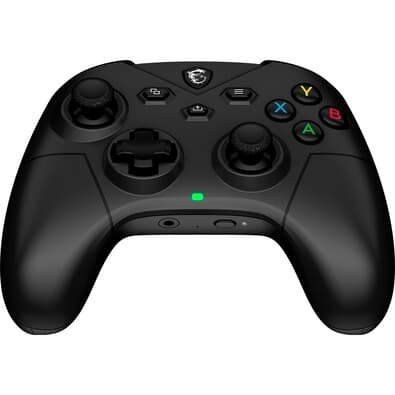 Controle Gamer Sem Fio MSI Force GC300 Wireless, 2.4GHz, Bluetooth, USB2.0 Tipo-C, PC e Android, Preto - FORCEGC300W