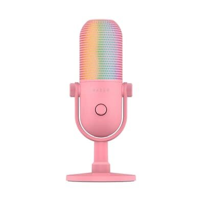 Microfone Razer Seiren V3, Chroma RGB, USB, Quartz - RZ1905060300 Microfone Razer Seiren V3, Chroma RGB, USB, Quartz - RZ1905060300