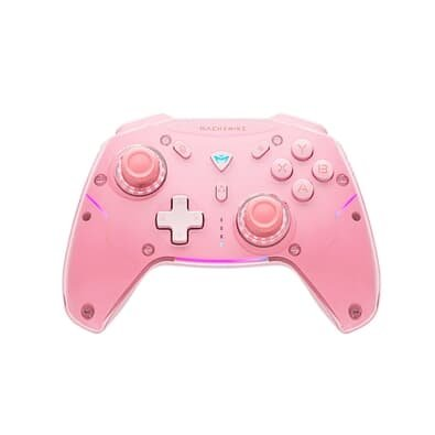 Controle Gamer, Machenike G5 Pro Max, Multiplataformas, Tri-Mode, RGB, Switch Kailh, Rosa - JJ02GJ007 Controle Gamer, Machenike G5 Pro Max, Multiplataformas, Tri-Mode, RGB, Switch Kailh, Rosa - JJ02GJ007