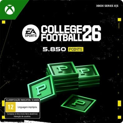 5.850 College Football Points para melhorar seu elenco do Ultimate Team 5.850 College Football Points para melhorar seu elenco do Ultimate Team